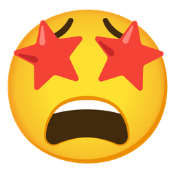 Tired face and Star-struck