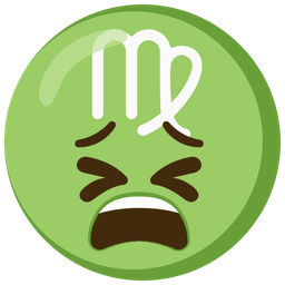 tired face and Virgo