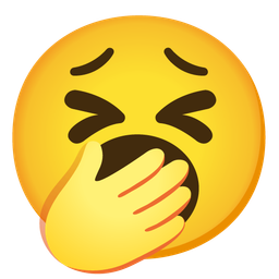 Tired face and Yawning face