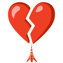 Tokyo tower and broken heart