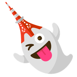 Tokyo tower and ghost