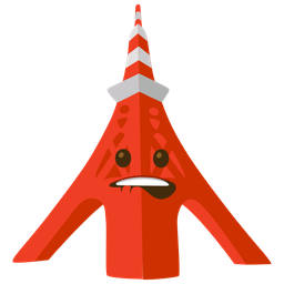 Tokyo tower and mouth