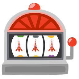 Tokyo tower and slot machine