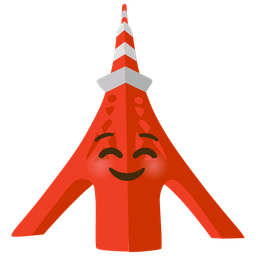 Tokyo tower and Smiling face