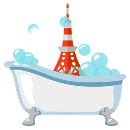 Tokyo tower and soap