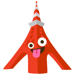 Tokyo tower and Zany face