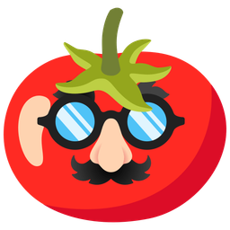 tomato and disguised face