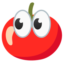 tomato and eyes