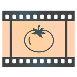 tomato and film frames