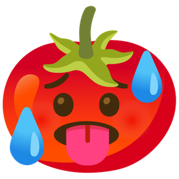 tomato and hot face