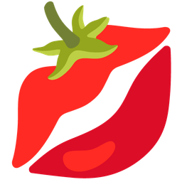 tomato and kiss mark