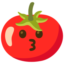 Tomato and Kissing face