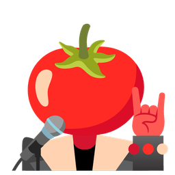 tomato and microphone