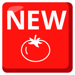 tomato and NEW button