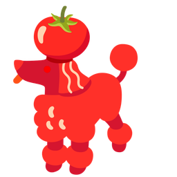 tomato and poodle