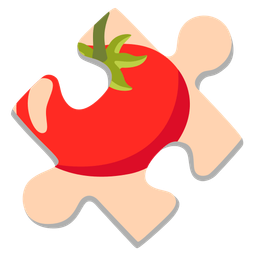 tomato and puzzle piece