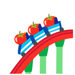 tomato and roller coaster