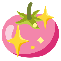 tomato and sparkling heart