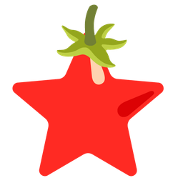 tomato and star