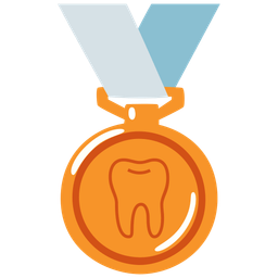 tooth and 3rd place medal