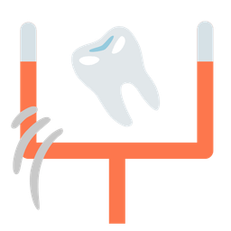 tooth and american football