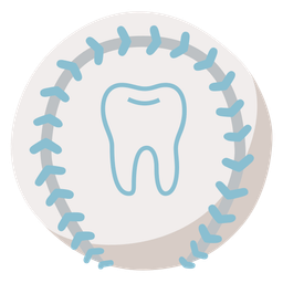 tooth and baseball
