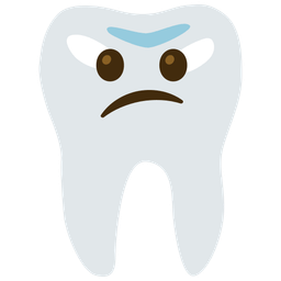 tooth and confused face