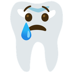 tooth and crying face