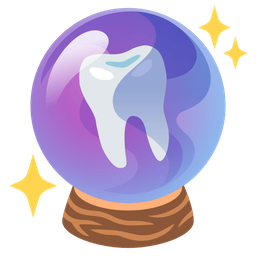 tooth and crystal ball