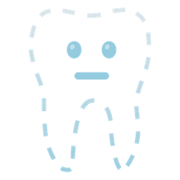 tooth and dotted line face