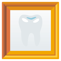 tooth and framed picture