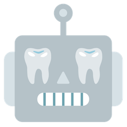 tooth and robot
