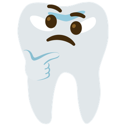 tooth and thinking face