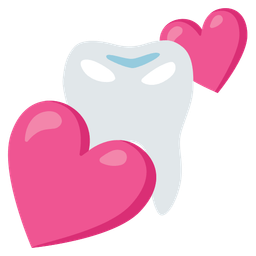 tooth and two hearts