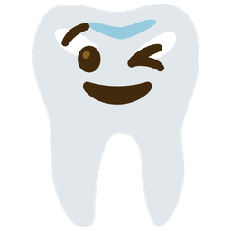 Tooth and Winking face