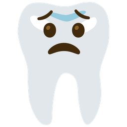 tooth and worried face