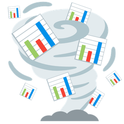 tornado and bar chart