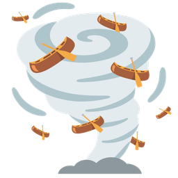 tornado and canoe