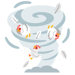 tornado and chicken