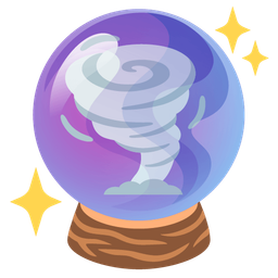 tornado and crystal ball