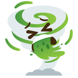 tornado and face vomiting