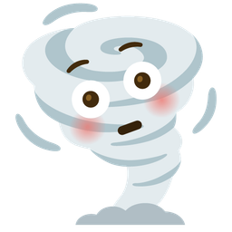 tornado and flushed face