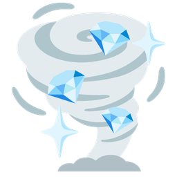 tornado and gem stone