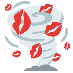 tornado and kiss mark