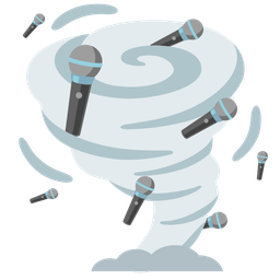 tornado and microphone