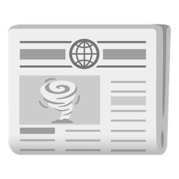 tornado and newspaper