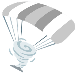 tornado and parachute