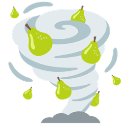 tornado and pear
