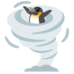 tornado and penguin