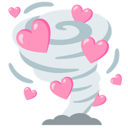 tornado and pink heart